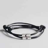 925 Sterling Silver Couple Classic Rope Bracelets Thread Line Silver Jewelry