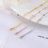 S925 Sterling Silver Beads Bracelet Artistic Jewelry for Women