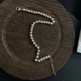 Sterling Silver Thick Chain Bracelet Vintage Hasp