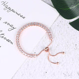Zircon Tennis Bracelet Women's Jewelry Rose Gold Gift