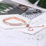 Zircon Tennis Bracelet Women's Jewelry Rose Gold Gift