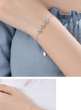 925 Silver Party Bracelet with 1ct Diamond for Women