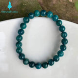 7MM Natural Apatite Beads Bracelet Crystal Gift Woman Round Beads