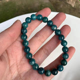 7MM Natural Apatite Beads Bracelet Crystal Gift Woman Round Beads
