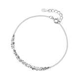 TrustDavis 925 Silver Beads Bracelet For Women