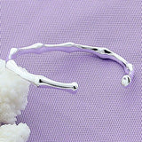 925 Silver Bamboo Bracelet for Women