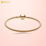 925 Silver Bracelet Moments Mesh Bracelet for Women Jewelry