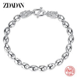 925 Silver Dragon Bracelet Chain for Men