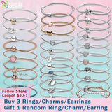 925 Silver Heart Infinity Wishbone Heart Disc Fan Clasp Heart T-Bar Snake Chain