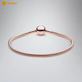 925 Silver Bracelet Snake Chain Friendship Bangle Jewelry Birthday Gift