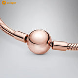 925 Silver Bracelet Snake Chain Friendship Bangle Jewelry Birthday Gift