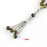 Natural Stone Muslim Rosary Allah Bracelet