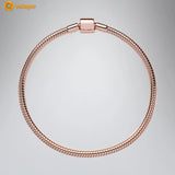 925 Sterling Silver Snake Chain Bracelet Friendship Bangles