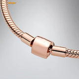 925 Sterling Silver Snake Chain Bracelet Friendship Bangles
