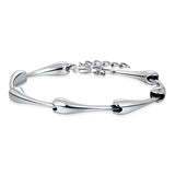 Raylove Water Drop Vintage Thai Silver Bracelet
