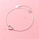925 Silver Heart Bracelet