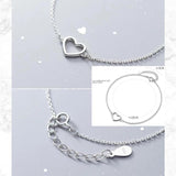 925 Silver Heart Bracelet