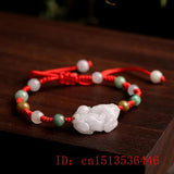 Natural Emerald Pixiu Beads Bracelet Adjustable Bangle