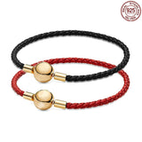 925 Silver Round Buckle Bracelet for DIY Jewelry