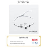 Womens Bracelets Silver 925 Square Box Chain Jewelry
