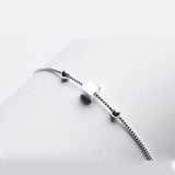 Womens Bracelets Silver 925 Square Box Chain Jewelry
