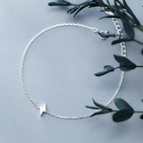 925 Silver Tiny Lightning Bracelet for Women Chain Fashion Jewelry