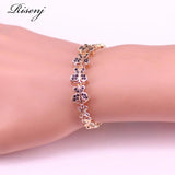 Butterfly Square Rose Red Jewelry For Women Pretty Style Bracelet