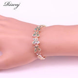 Butterfly Square Rose Red Jewelry For Women Pretty Style Bracelet