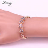 Butterfly Square Rose Red Jewelry For Women Pretty Style Bracelet