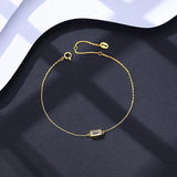 925 Silver Charm CZ Beads Bracelet for Women Jewelry Christmas Gift