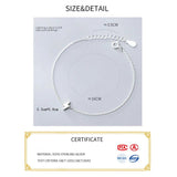 925 Sterling Silver Lightning Bracelet Chain Women's Bracelet