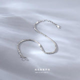 925 Sterling Silver Link Chain Friendship Bracelet Wedding Party Jewelry