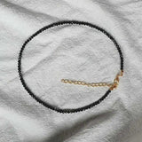 3MM Natural Spinel Beads Necklace 18 inch Bohemia Yoga Colorful Inspiration