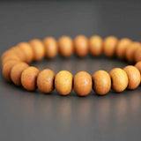 8mm Sandalwood Beads Bracelet Fancy Chakra Pray Wrist