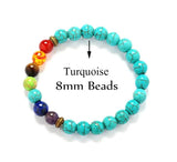 7 Chakra Healing Balance Beaded Bracelet 2pcs