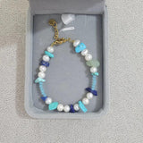 14KGF Pearl Beads Bracelet For Women Fine Jewelry