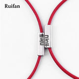 Red Rope Couple 925 Silver Bracelets Lucky Charm Wedding Jewelry