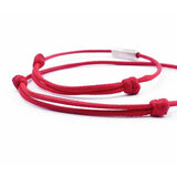 Red Rope Couple 925 Silver Bracelets Lucky Charm Wedding Jewelry
