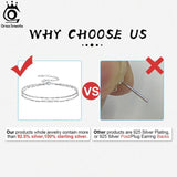 925 Silver Double Layer Water Ware Bracelet for Women