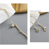 925 Silver Beaded Austrian Crystal Bracelet for Women