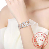 925 Silver Branch Bracelets for Women High Lady Gift