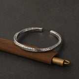 Silver Retro Hieroglyph Totem Bracelet Jewelry