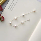 Baroque Freshwater Pearl Bracelet 925 Sterling Silver Chain for Women