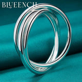 925 Silver Multi-Ring Bracelet For Women's Wedding Party