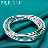925 Silver Multi-Ring Bracelet For Women's Wedding Party