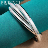 925 Silver Multi-Ring Bracelet For Women's Wedding Party