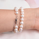 Natural Freshwater Pearl Bracelets Bangles for Women with Classic Jewelry Gift