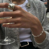 Vintage Hasp Bracelet for Women Couples Birthday Jewelry Gift
