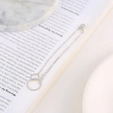 925 Silver Charm Bracelet Wedding Fine Jewelry INS Bracelets