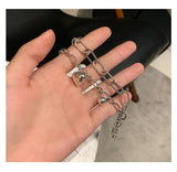 S925 Sterling Silver Love Bracelet for Women Students Jewelry